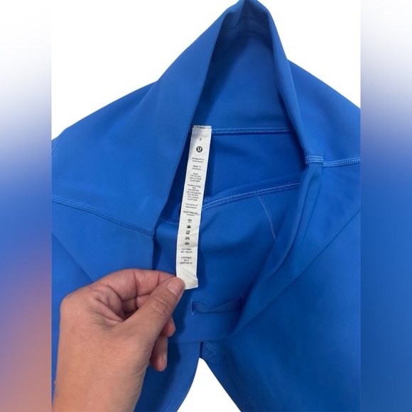 Lululemon Wunder Train High-Rise Tight 25" *Graphic in Pipe Dream Blue - Picture 6 of 10